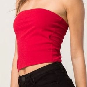 Tillys Red Tube Top